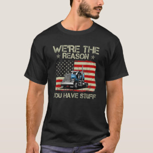 Trucker For Men Women Semi Truck Driver T-Shirt