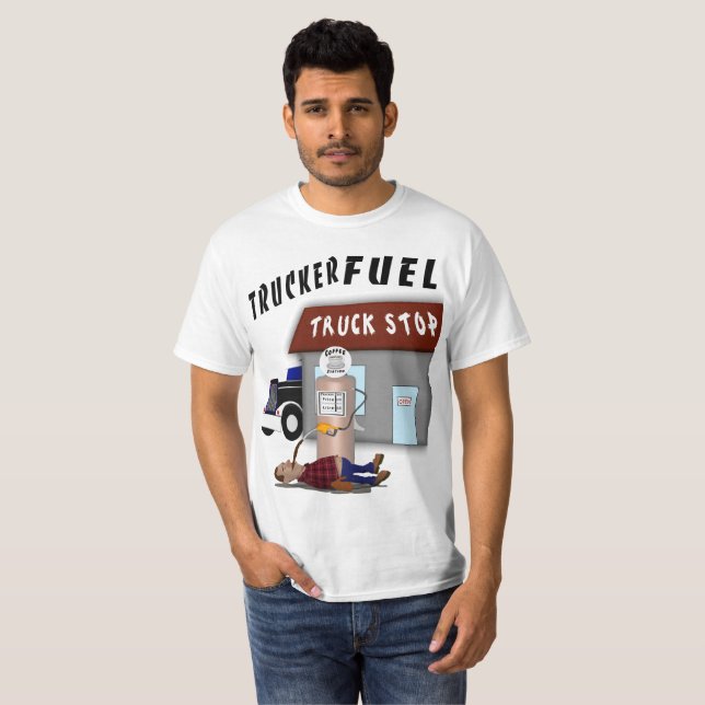 Trucker Fuel T-Shirt (Front Full)