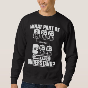 Trucker Gearshift Truck Driver Presents Sweatshirt