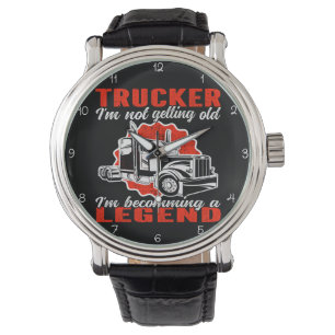 Trucker Grandfather: Grandchildren's Best Legend Watch