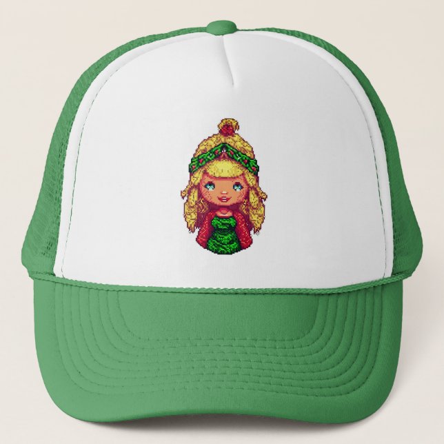 Trucker Hat Christmas girl  (Front)