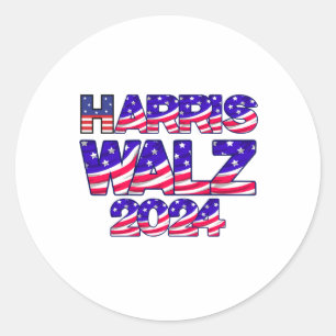 Trucker Hat Classic Round Sticker