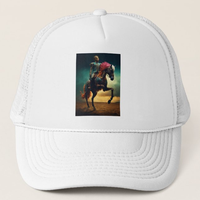 Trucker Hat "Crowning Glory: Elevate Your Look wit (Front)