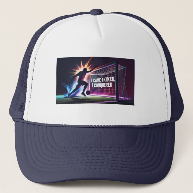 Trucker Hat- football funny Hat (Front)