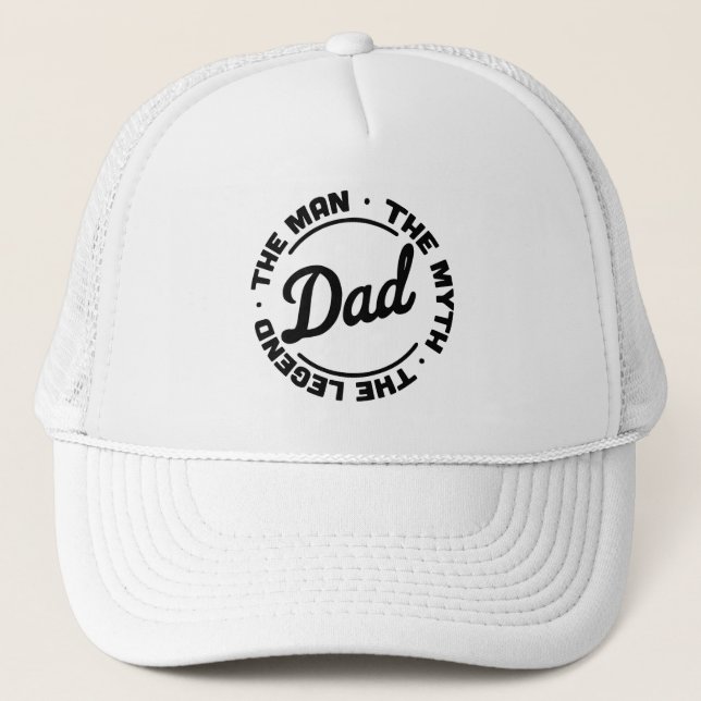  Trucker Hat Gift For Dad (Front)