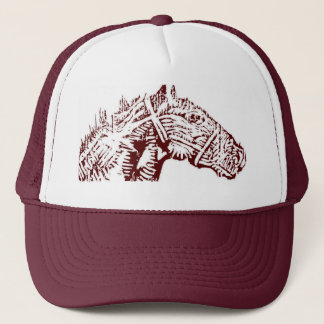 Trucker Hat Maroon 2