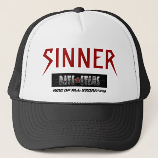 Trucker Hat, SINNER, KING OF ALL BADASSES Hat