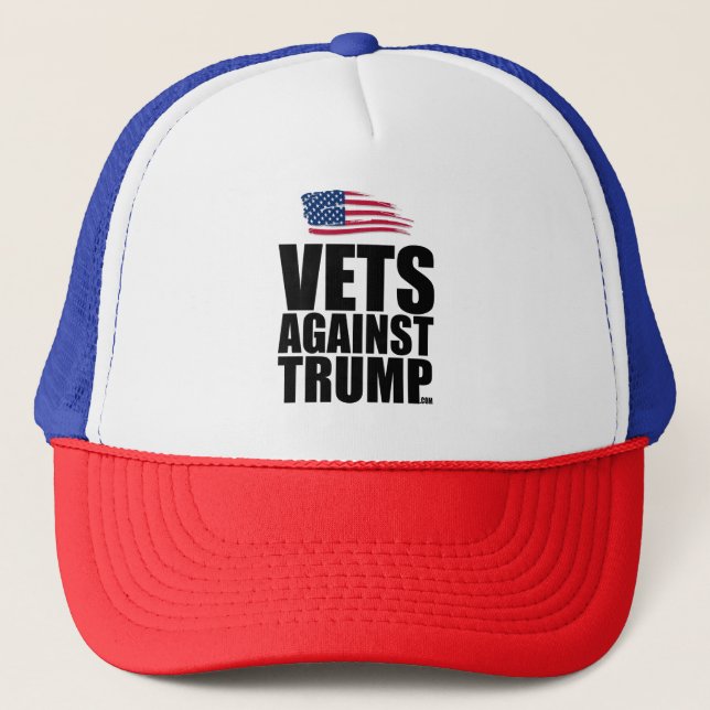 Trucker Hat - Vets Against Trump (Front)