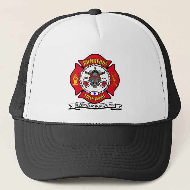 Trucker Hat - Volunteer Bomberos of Pescadero (Front)