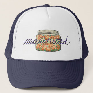 Trucker Hat, White and Black Hat