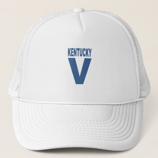 Trucker Hat white KENTUCKY VICTORY    (Front)