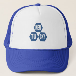 Trucker Hat white royal DESIGN KENTUCKY SPORT