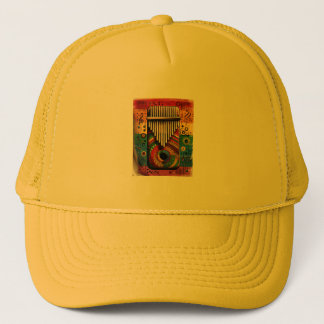 Trucker Hat with Kalimba design
