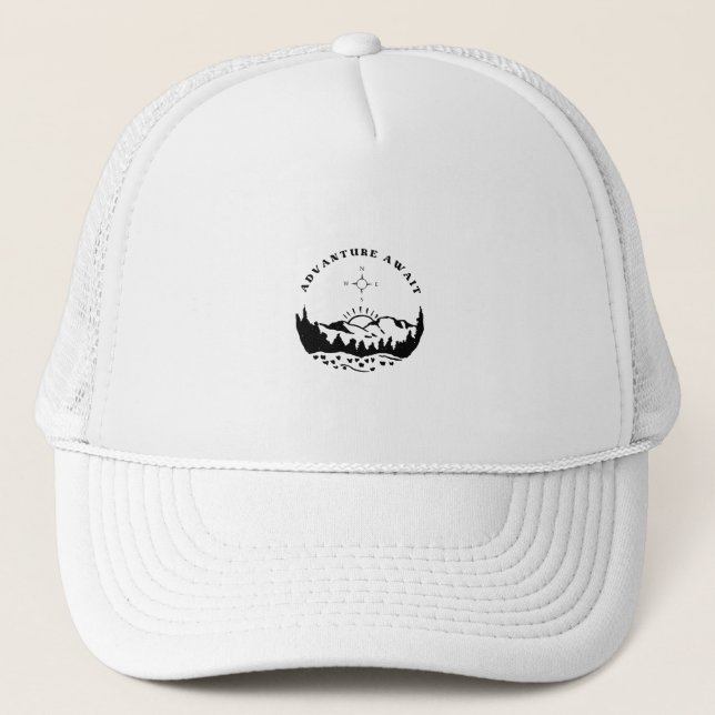 Trucker Hats Advanture Await (Front)