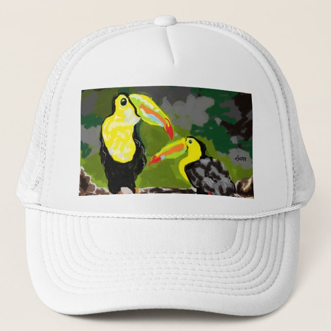 Trucker Hats : Tropicle Birds (Front)