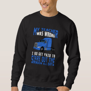Trucker Love Truck Driver Trucks Funny Gift Idea Sweatshirt