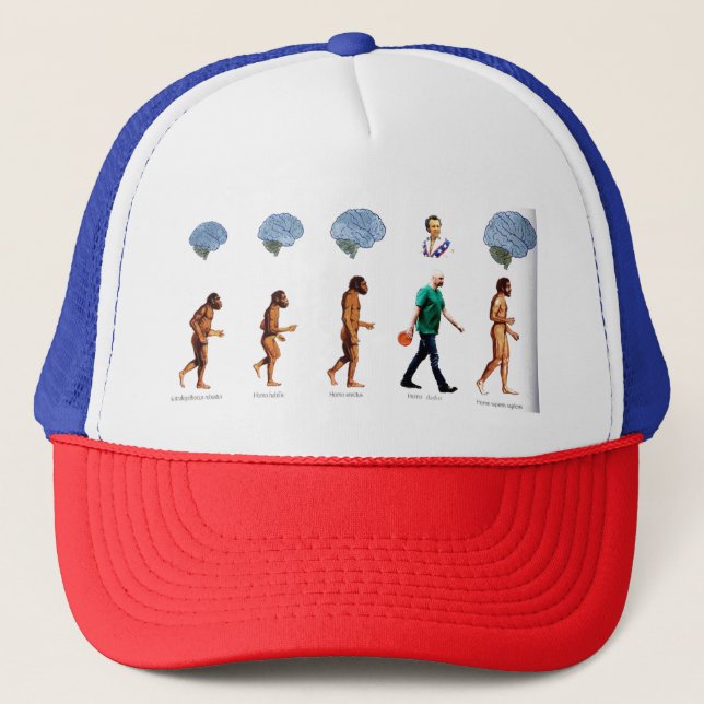 Trucker - Playing through guy Hat (Front)