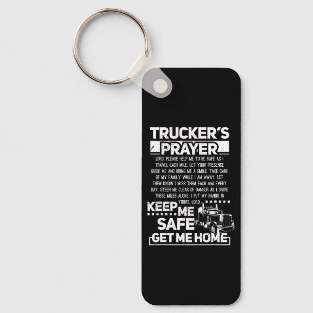Trucker’s Prayer Key Ring (Front)