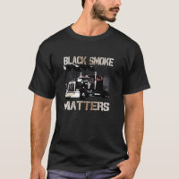 Trucker Tractor Trailer 18 Wheeler Design On Back