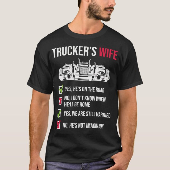 Trucker Truck Driver Co. T-Shirt (Front)