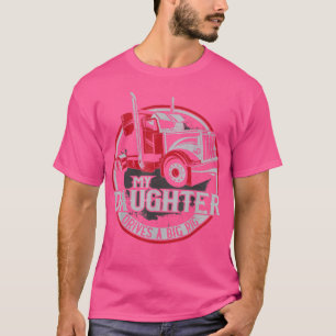 Trucker Truck Driver Father Mother Daughter Vintag T-Shirt