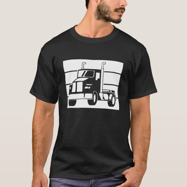 Trucker Truck Driver T-Shirt (Front)