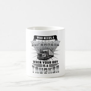 Trucker Truck Driver Trucks Lorry Funny Gift Idea Coffee Mug