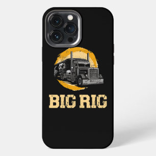 Trucker Truck Driver Vintage Big Rig iPhone 13 Pro Max Case