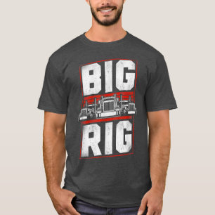 Trucker Truck Driver Vintage Big Rig  T-Shirt