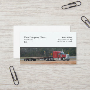 Trucker Trucking Business Card