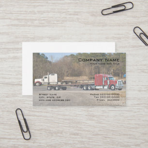 Trucker Trucking Business Card