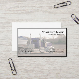 Trucker Trucking Business Card