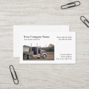 Trucker Trucking Business Card