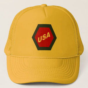 TRUCKER YELLOW USA SPORT CASQUETTE HAT