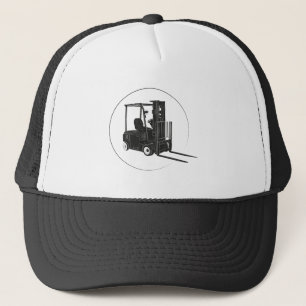 Truckerkappe mit Gabelstapler Grafik - Perfekt  Trucker Hat