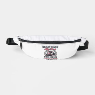 Truckers Daughter Proud Trucker Dad Bum Bags