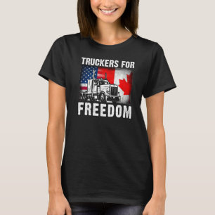 Truckers For Freedom Convoy 2022 Let's Go Truckers T-Shirt