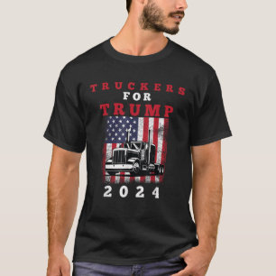 Truckers For Trump 2024 Vote Trump 2024 T Shirt