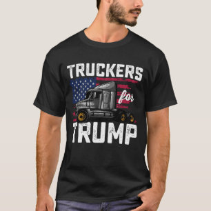 Truckers For Trump Presidential Election Vintage T-Shirt