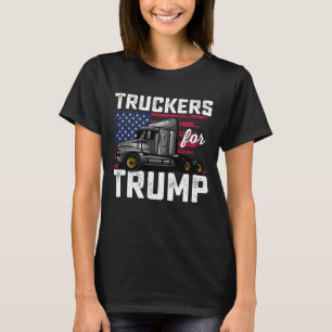 Truckers For Trump Presidential Election Vintage T-Shirt