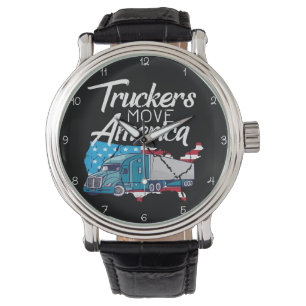 Truckers Move America: Flag Silhouette Watch