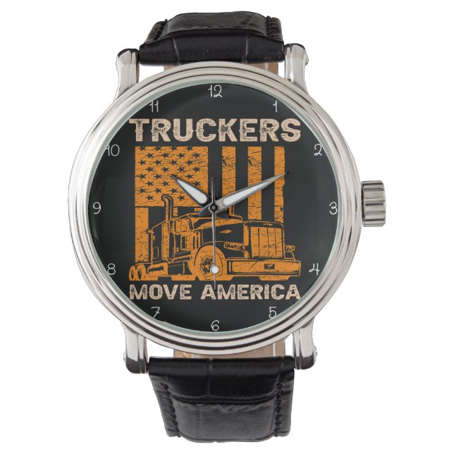 Truckers Move America: Orange Pride Watch (Front)