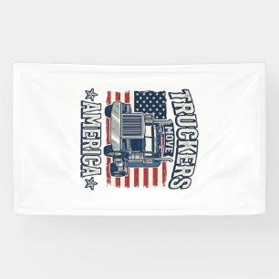 Truckers Move America Vintage Truck Shirt Design_1 Banner