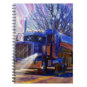 Truckers Tanker Lorry Heavy Transport Gift Notebook