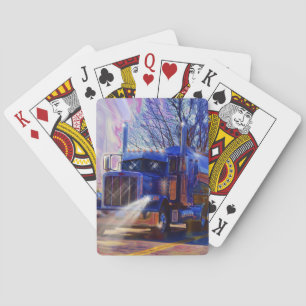Truckers Tanker Lorry Heavy Transport Gift Playing Cards
