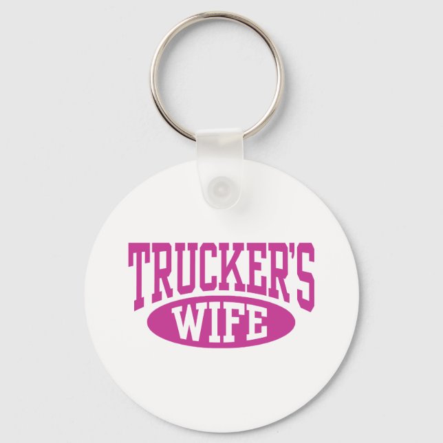 Trucker's Wife Key Ring (Front)