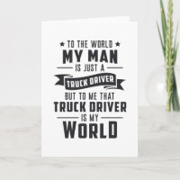 Truckers Wife My Man Is Just A Truck Driver Love