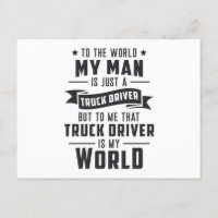 Truckers Wife My Man Is Just A Truck Driver Love