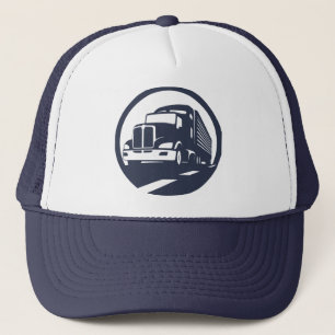 TruckerSucker - graphic icon - trucker hat - blue