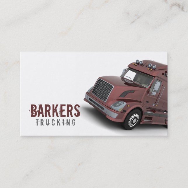 Trucking Business Card (Front)